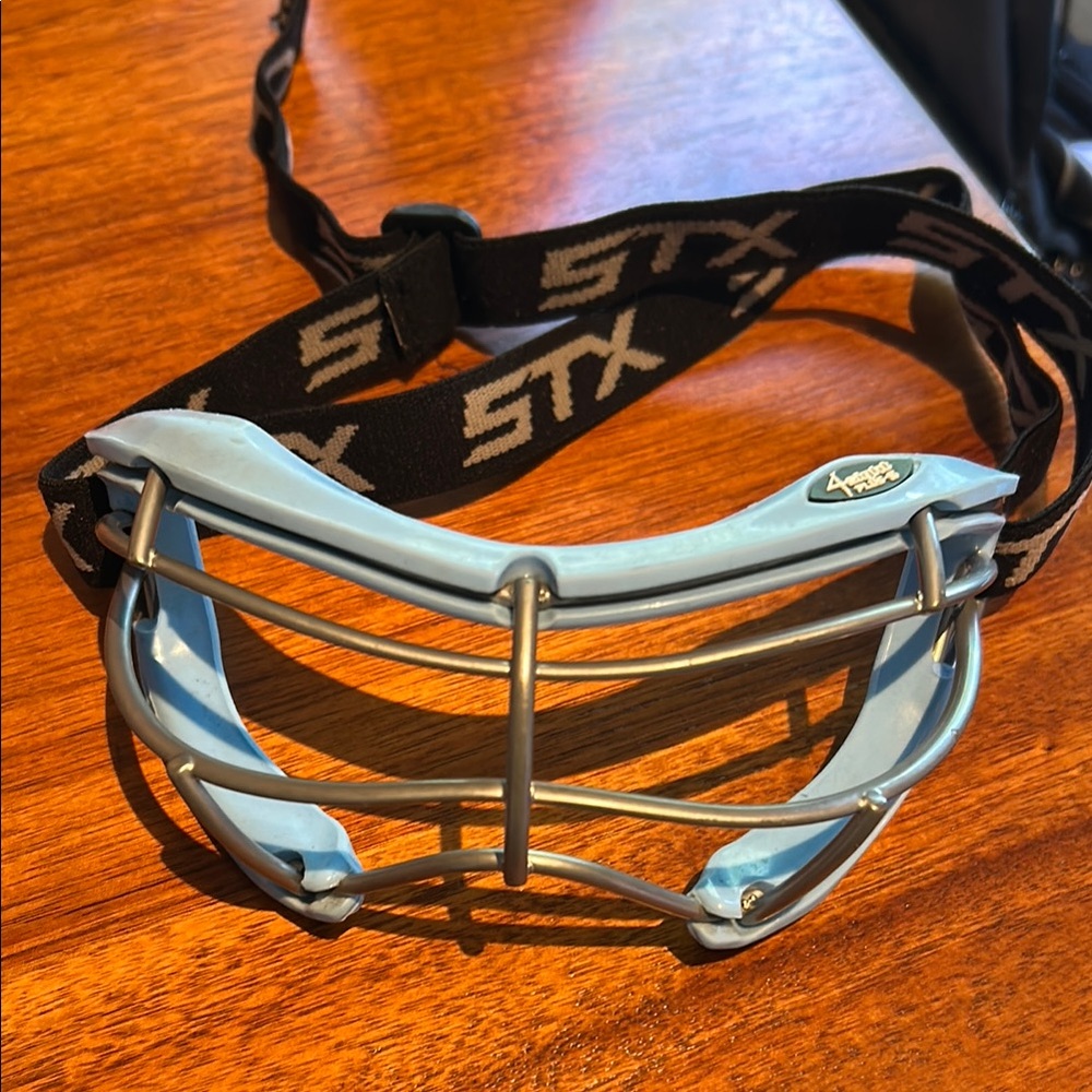 STX Blue and Silver Lacrosse Goggles